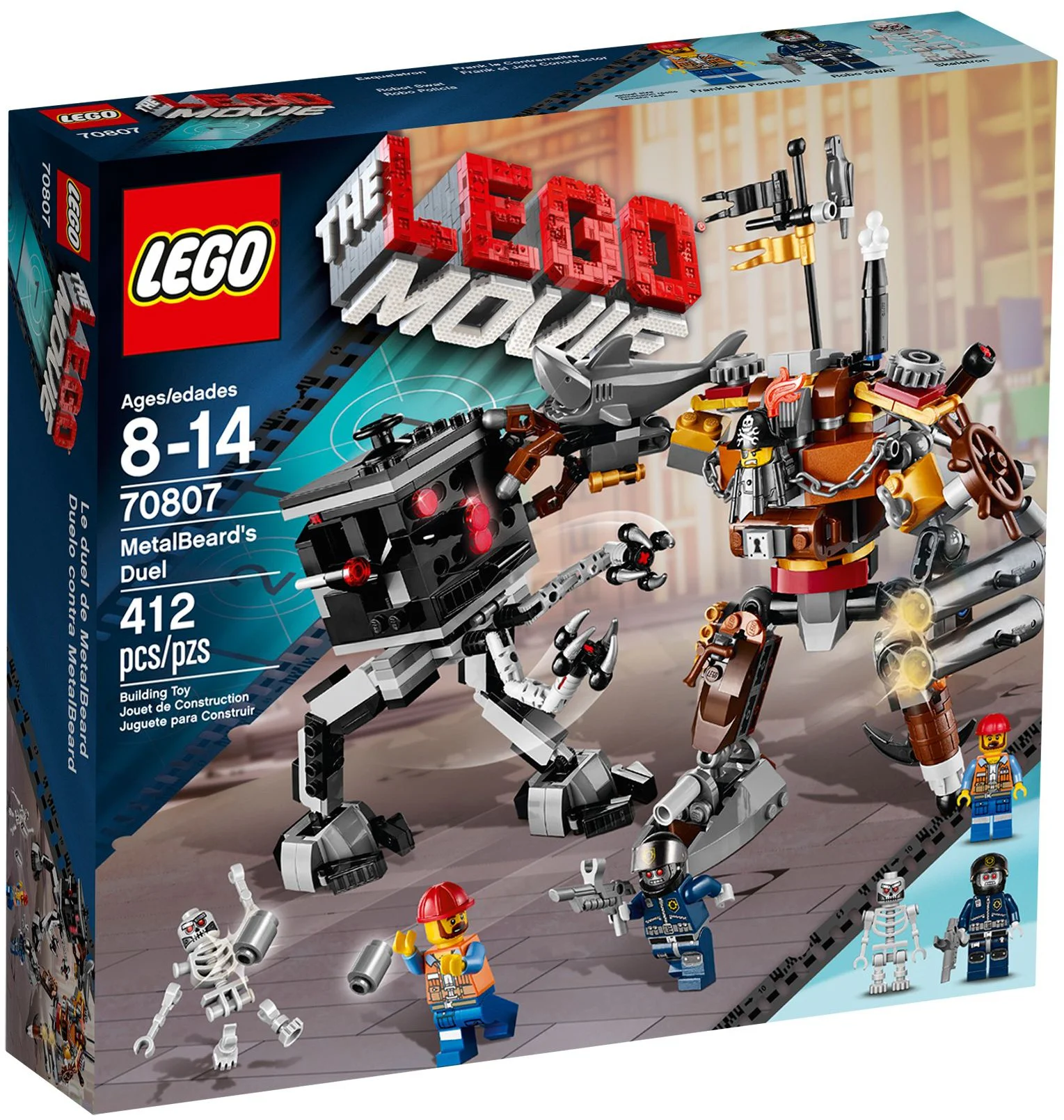 Metal mustache duel 乐高 LEGO 70807 image 1