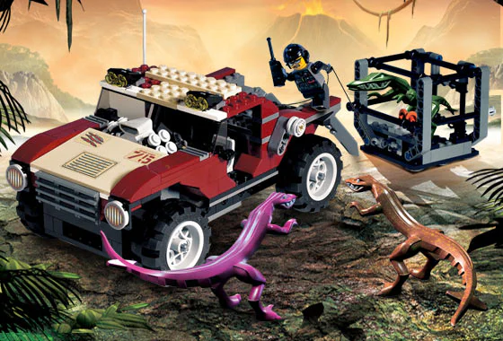 Dinosaur 2010: Dinosaur Four Trap Vehicle 乐高 LEGO 7296 image 1