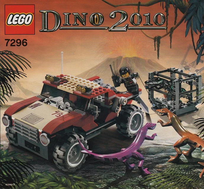 Dinosaur 2010: Dinosaur Four Trap Vehicle 乐高 LEGO 7296 image 3