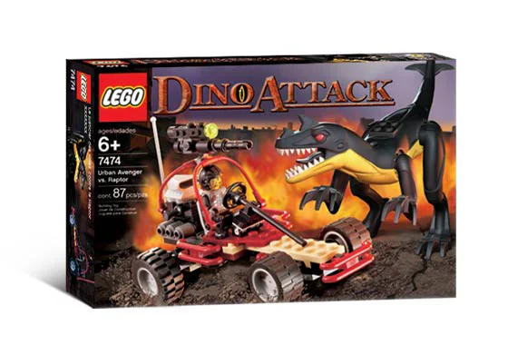 Dinosaurs attack: City Revenge and Raptor 乐高 LEGO 7474 image 2