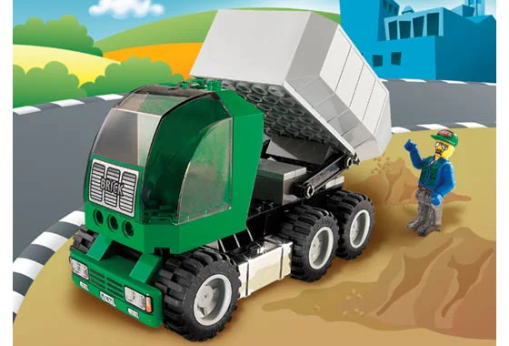 Classic little puzzler: dump truck 乐高 LEGO 4653