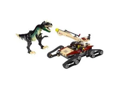 Dinosaur attack: Iron and Steel Lodge and Tyrannosaurus 乐高 LEGO 7476 image 3