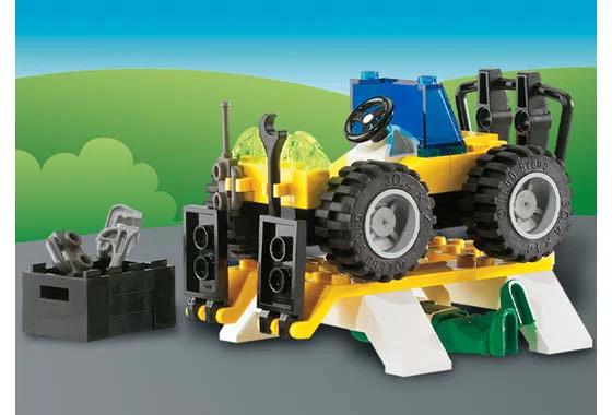 Classic little puzzler: Rapid maintenance station 乐高 LEGO 4655 image 1