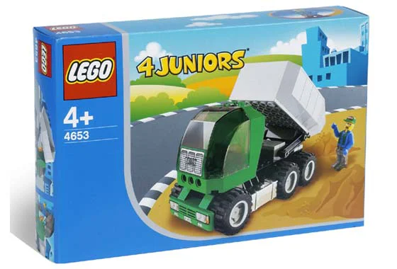 Classic little puzzler: dump truck 乐高 LEGO 4653 image 2