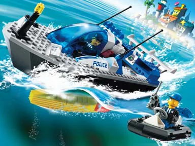 Classic little puzzler: Turbo pressurized police boat LEGO 4669