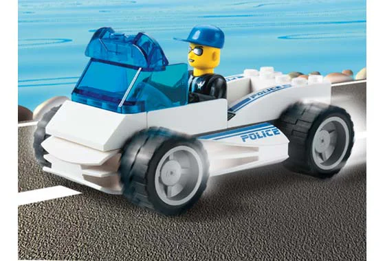 Classic collager: police patrol car 乐高 LEGO 4666 image 1