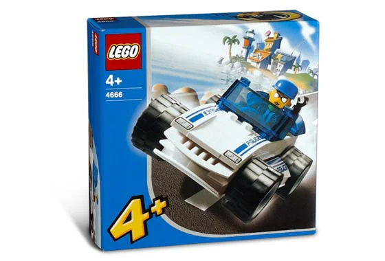 Classic collager: police patrol car 乐高 LEGO 4666 image 2