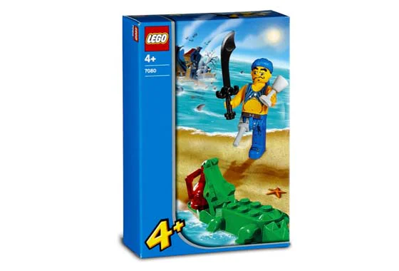 Pirate: Pirate and Crocodile 乐高 LEGO 7080 image 1