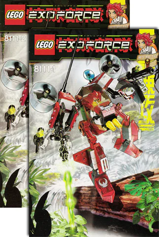 Jungle machine armor: Mechanical fighter: River Dragon 乐高 LEGO 8111 image 3