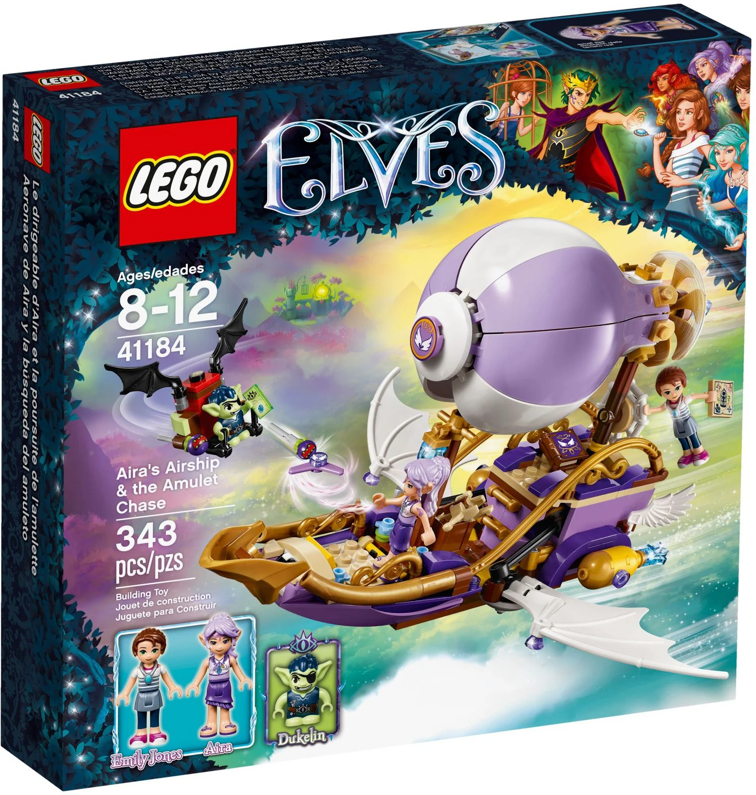 Sprite: Ella's Airship and Guardian Seal Pursuit 乐高 LEGO 41184 image 1