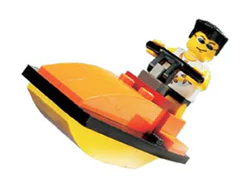 Mad stunt island: Beach speedboat