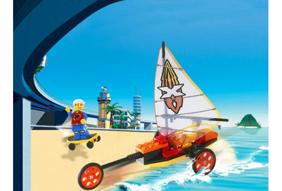 Mad stunt island: beach sails 乐高 LEGO 6734 image 1