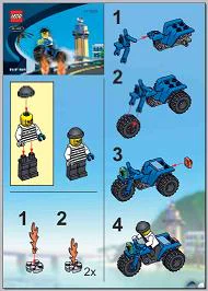Mad stunt island: The Brickster Tricycle 乐高 LEGO 6732 image 2