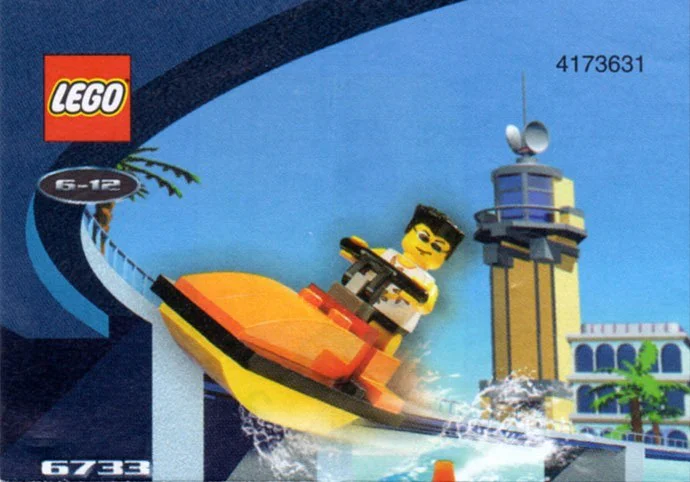 Mad stunt island: Beach speedboat 乐高 LEGO 6733 image 2