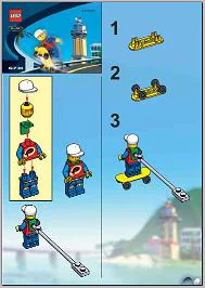 Mad stunt island: pepperoni extreme skateboard 乐高 LEGO 6731 image 3