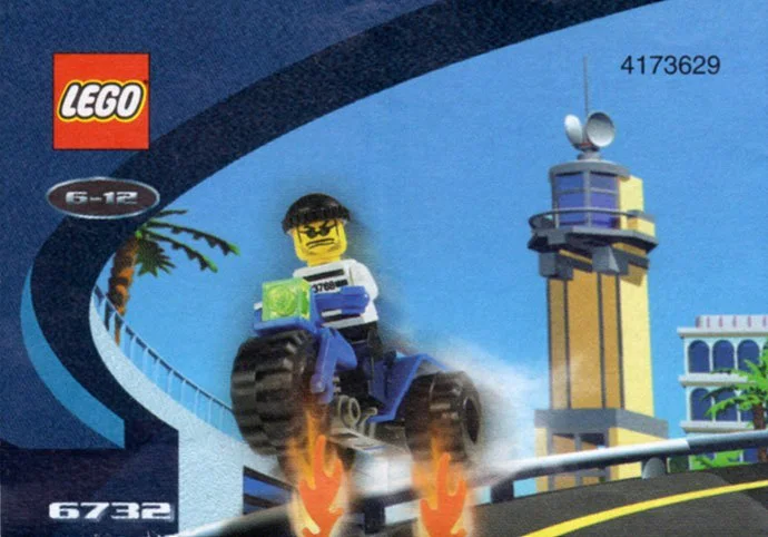 Mad stunt island: The Brickster Tricycle 乐高 LEGO 6732 image 3