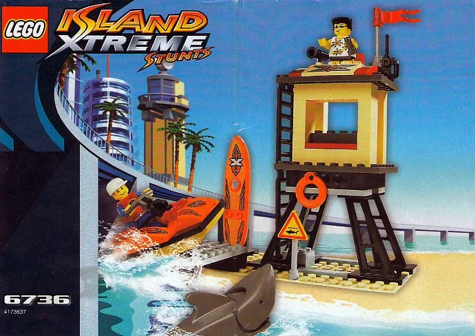 Mad stunt island: beach watch tower LEGO 6736 image 2