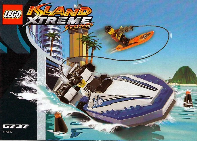Mad stunt island: Water skiing 乐高 LEGO 6737 image 2