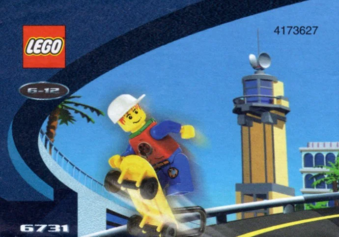 Mad stunt island: pepperoni extreme skateboard 乐高 LEGO 6731 image 4
