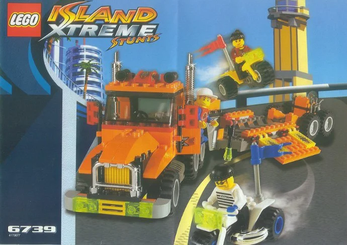 Mad stunt island: truck and stunt tricycle 乐高 LEGO 6739 image 1
