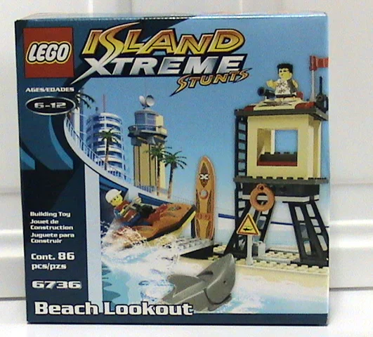 Mad stunt island: beach watch tower LEGO 6736 image 3