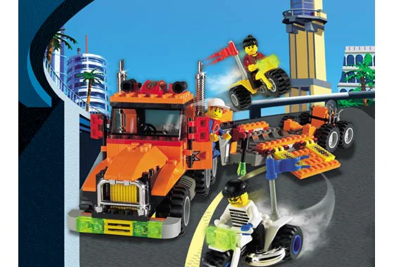 Mad stunt island: truck and stunt tricycle 乐高 LEGO 6739 image 2