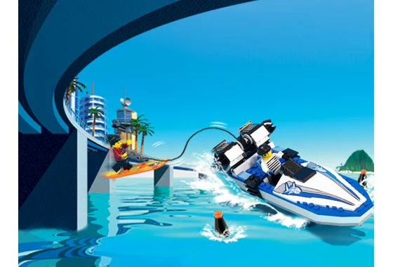 Mad stunt island: Water skiing 乐高 LEGO 6737 image 4