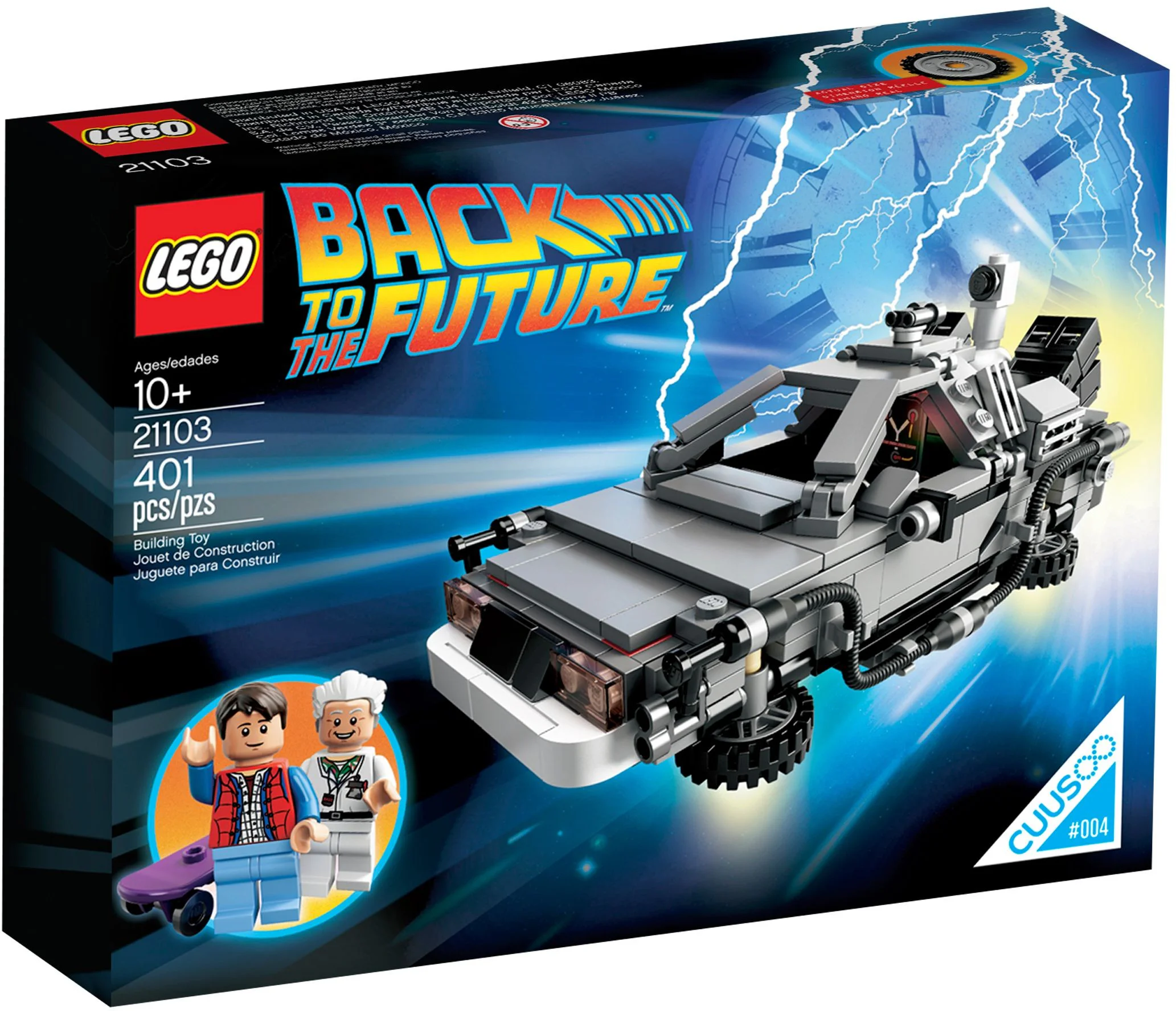 Back to the future time machine DeLoreanDMC-12 乐高 LEGO 21103 image 1
