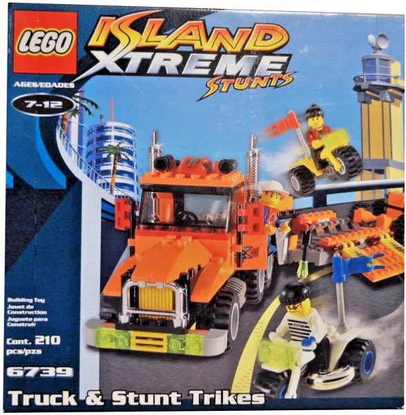 Mad stunt island: truck and stunt tricycle 乐高 LEGO 6739 image 3