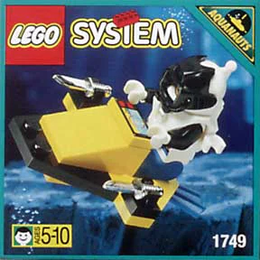 Deep Ocean Gentlemen: Seafloor World: Submarine Motors, Seahawk Submarine 乐高 LEGO 1806 image 1
