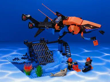 Deep-sea submarine sharks: Seafloor world: sea shark bases 乐高 LEGO 6190 image 1