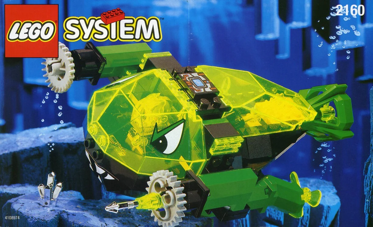 Deep-sea hawk: Seafloor World: Crystal Collection Boat 乐高 LEGO 2160 image 1