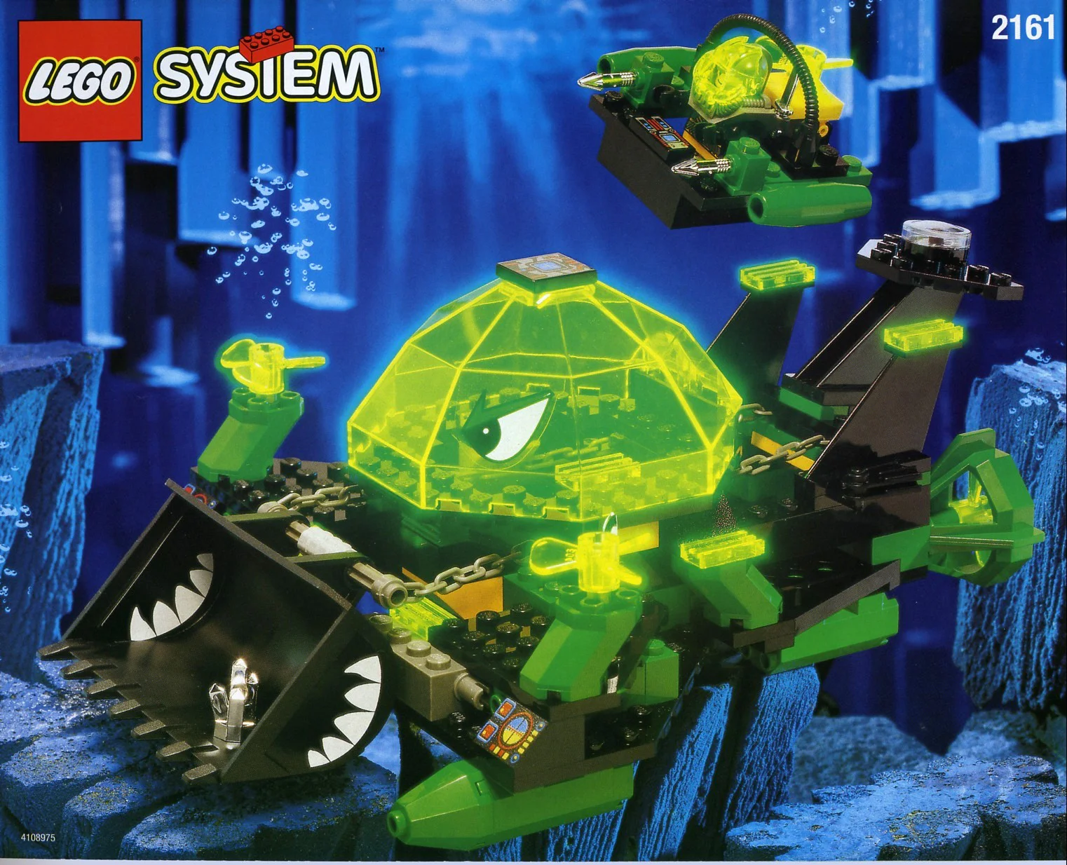 Deep-sea hawk: Seafloor World: Deep-sea bulldozer 乐高 LEGO 2161 image 2