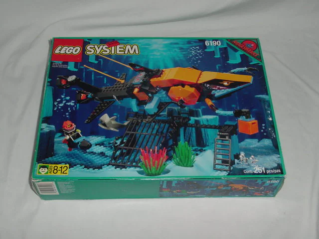 Deep-sea submarine sharks: Seafloor world: sea shark bases 乐高 LEGO 6190 image 3