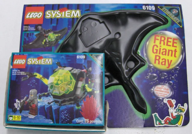 Black Ribbon: Seafloor World: Deep Sea Crawler, Crab 乐高 LEGO 6109