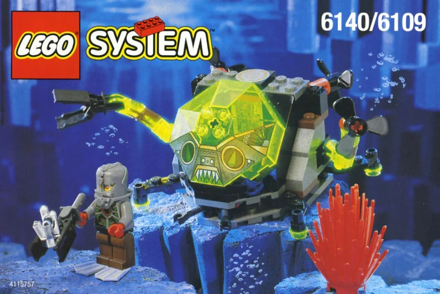 Black Ribbon: Seafloor World: Deep Sea Crawler, Crab 乐高 LEGO 6109 image 3