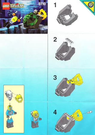 Undersea exploration: Seafloor world: divers' cabin 乐高 LEGO 6110 image 2