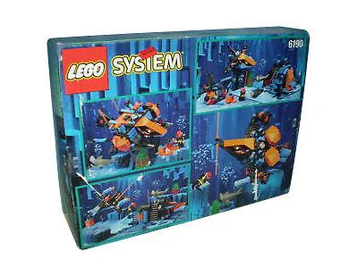 Deep-sea submarine sharks: Seafloor world: sea shark bases 乐高 LEGO 6190 image 6