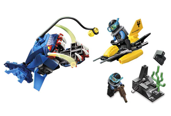 Submarine exploration: the ambush of the Biwako 乐高 LEGO 7771