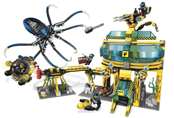 Undersea exploration: octopus intrusion into deep-sea bases 乐高 LEGO 7775