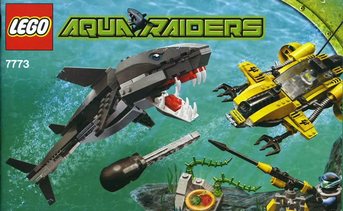 Undersea exploration: a tiger shark attack 乐高 LEGO 7773 image 2