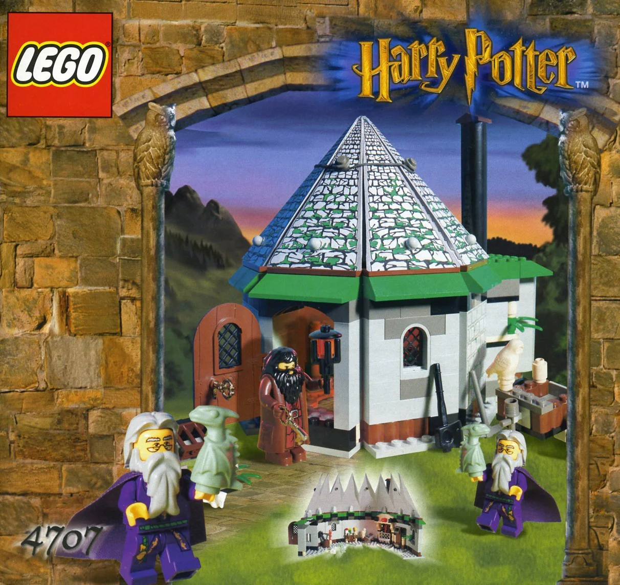 Harry Potter and Magic Stone: Hagrid's cabin 乐高 LEGO 4707 image 2