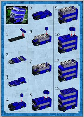Harry Potter: Prisoners of Azkaban: Mini Knight Bus 乐高 LEGO 4695 image 3