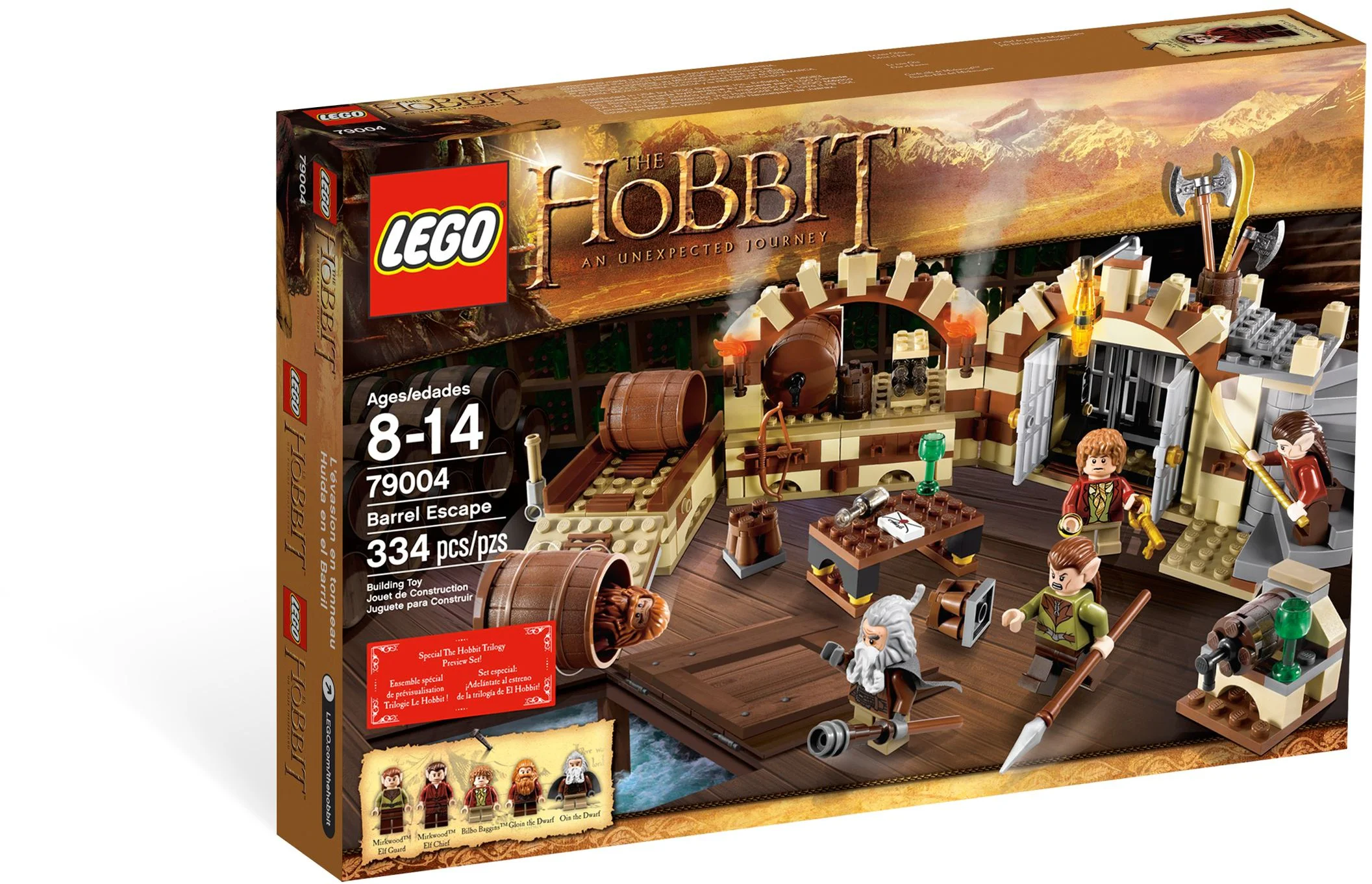 The Hobbit: The Battle of Smorge: the wine cellar escape 乐高 LEGO 79004 image 1