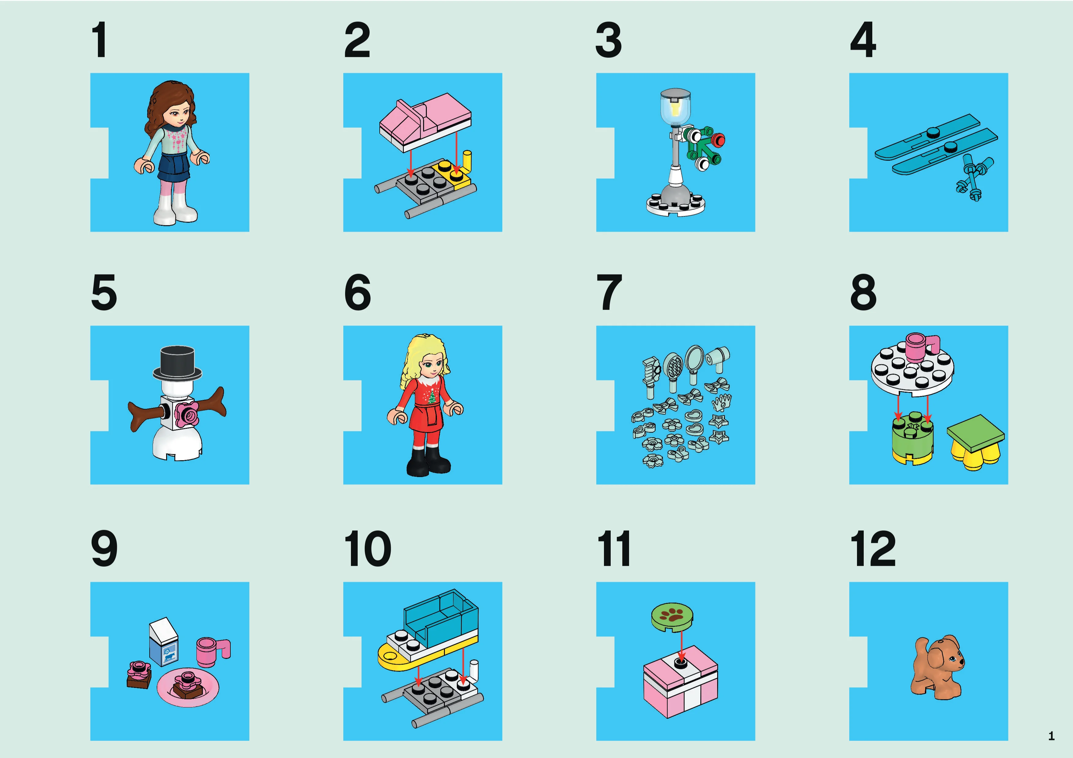 Good friend: Festival: Christmas Last Calendar 乐高 LEGO 3316 image 1