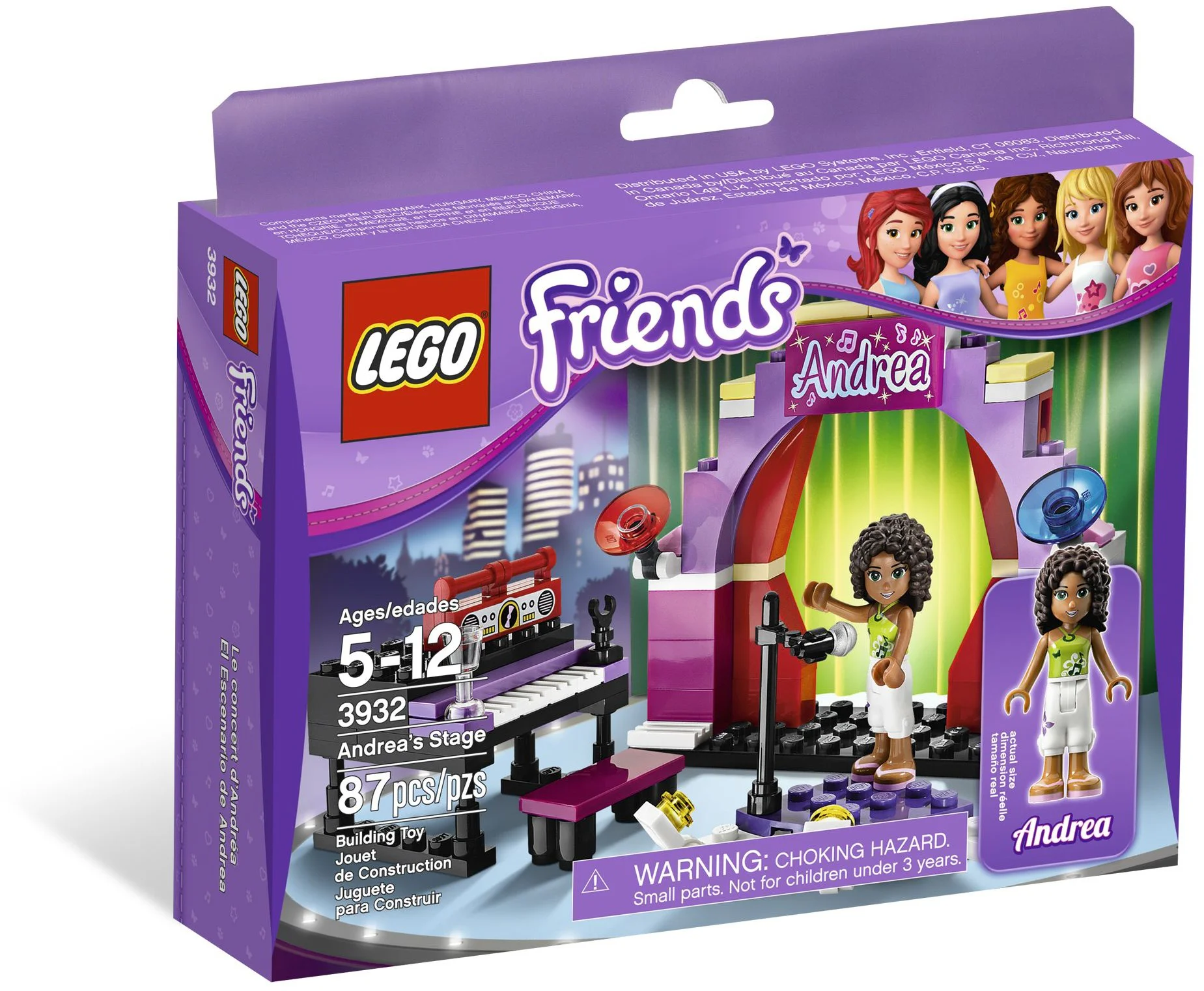 Good friend: Andrea's stage 乐高 LEGO 3932 image 1