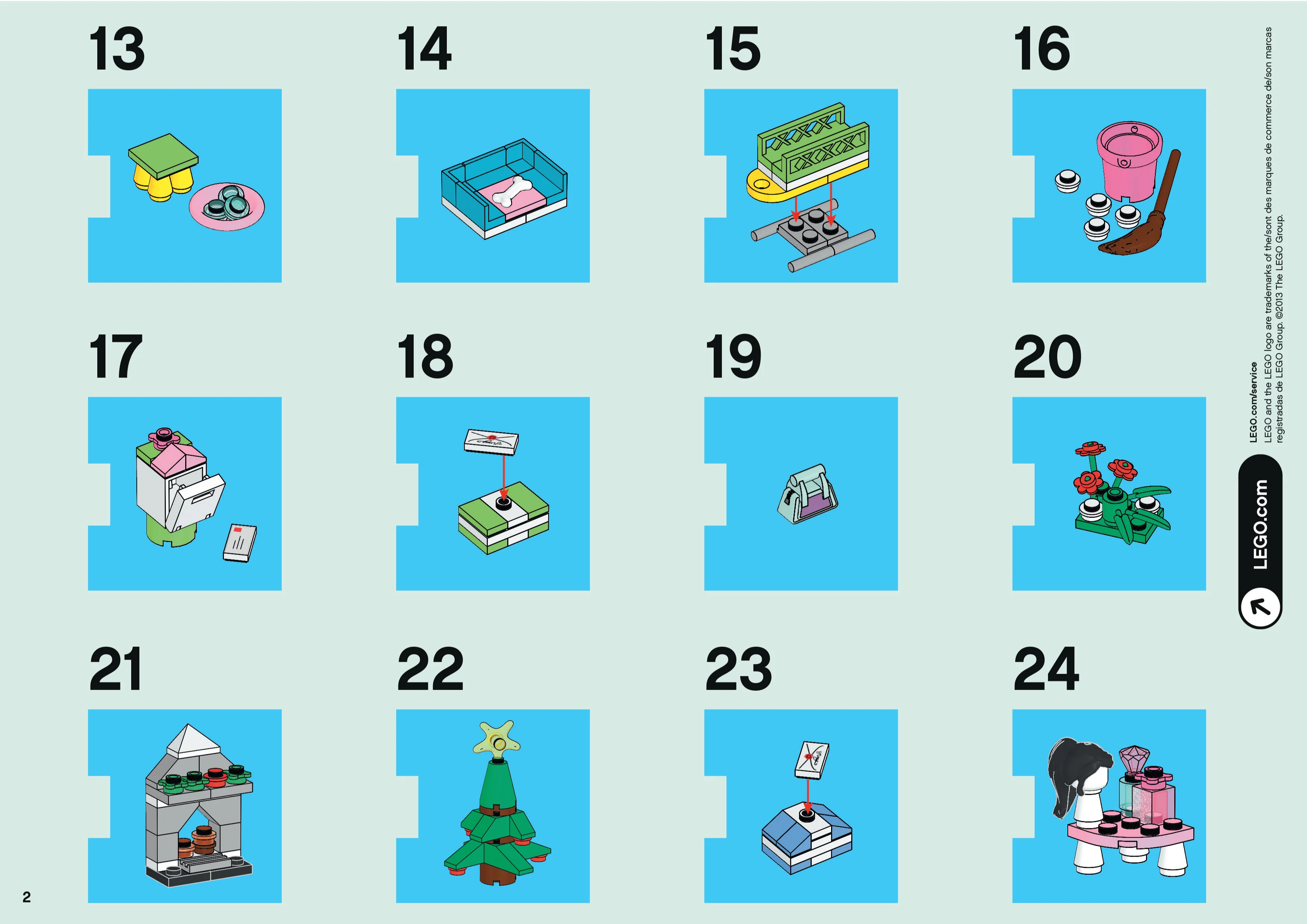 Good friend: Festival: Christmas Last Calendar 乐高 LEGO 3316 image 3