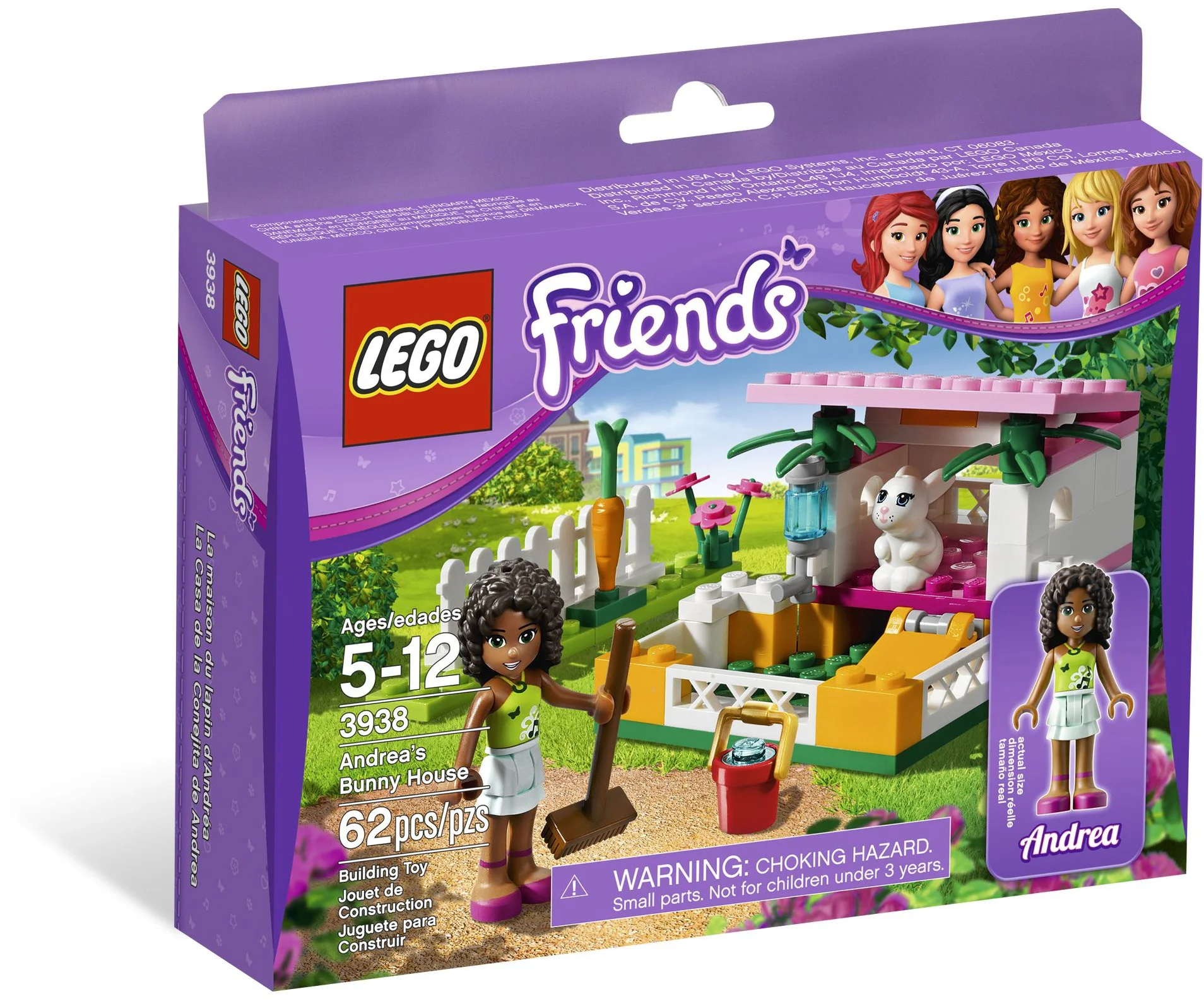 Good friend: Andrea's bunny house 乐高 LEGO 3938 image 1