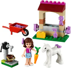 Good friend: Olivia's pony