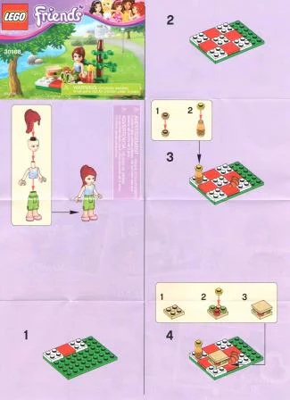 Good friend: Summer: Mia's summer picnic 乐高 LEGO 30108 image 2